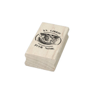 Carimbo De Borracha Hermes antigo deus ex libris antigo