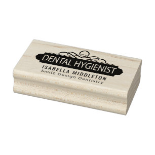 Carimbo De Borracha Higienista dental