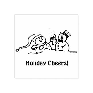 Carimbo De Borracha Holiday Cheer
