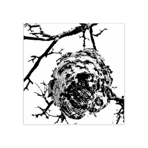 Carimbo De Borracha Hornet Nest
