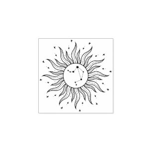 Carimbo De Borracha Horóscopo do Sol Libra Astrologia do Signo do Zo