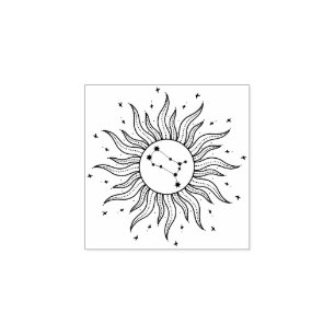 Carimbo De Borracha Horóscopo Sol Signo de Gêmeos