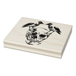 Carimbo De Borracha Il teschio e i corvi della corona