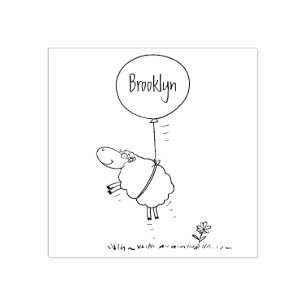 Carimbo De Borracha Imagem de humor de desenho animado de balão de ove