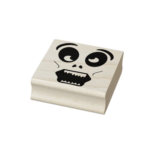 Carimbo De Borracha Imagem de rosto assustador (Carimbo)