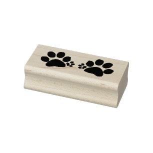 Carimbo de borracha - impressões Polydactyl da
