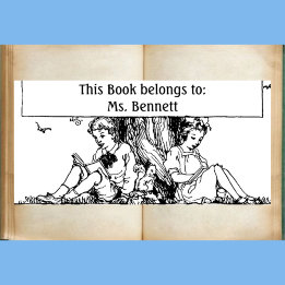 Carimbo De Borracha Indicador de Leitura de Crianças