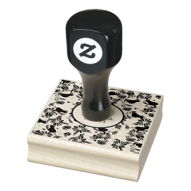 Carimbo De Borracha Jardim de Tulip Rosa Salve a data Casamento inicia (Carimbo)