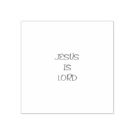 Carimbo De Borracha JESUS IS LORD 2 por 2_