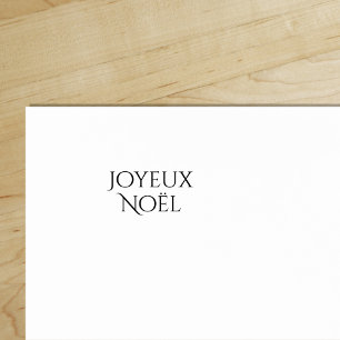 Carimbo De Borracha Joyeux Noël, Feliz Natal em Francês,