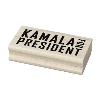 CARIMBO DE BORRACHA KAMALA PARA PRESIDENTE