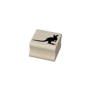 Carimbo De Borracha Kangaroo