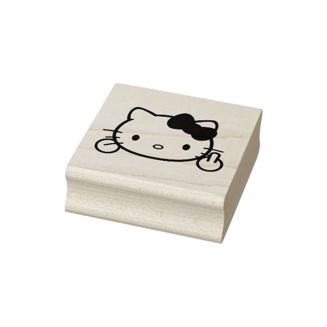Carimbo De Borracha Kitty Rubber Stamp (Carimbo)