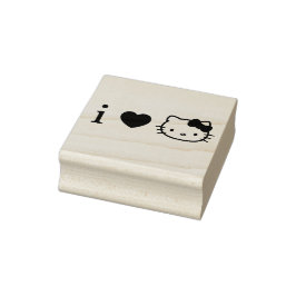 Carimbo De Borracha Kitty Rubber Stamp