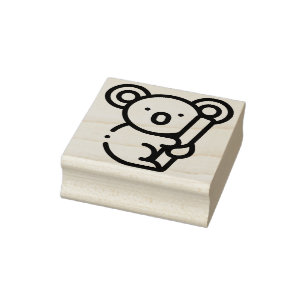 Carimbo De Borracha Koala