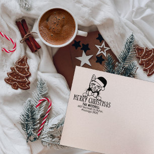 Carimbo De Borracha Korat Cat Return Address Natal