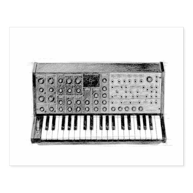 Carimbo De Borracha Korg MS 20 (Impressão)