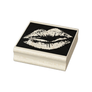 Carimbo De Borracha Lábios Lip Smack Mouth Bolsa Stamp