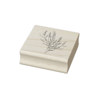 Carimbo De Borracha Lavender Sprigs Stamp