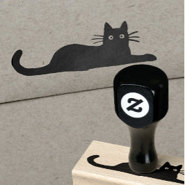 Carimbo De Borracha Legal Gato Desligado