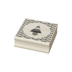 Carimbo De Borracha Lésbicas Árvore de Natal Rainbow e Presentes