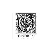 Letra O Vintage - Primeira Letra com Nome