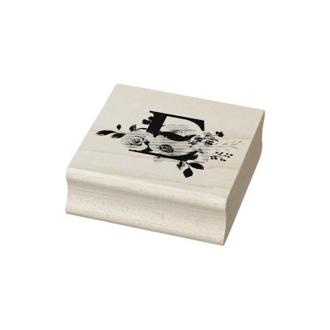 Carimbo De Borracha Letter E Rubber Stamp (Carimbo)