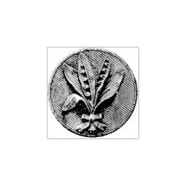 Carimbo De Borracha Lily do Vale Engrave