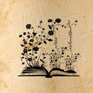 Carimbo De Borracha Livro Bloom Ex libris