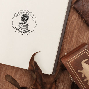 Carimbo De Borracha Livro de Cachorros Bastante Bonito
