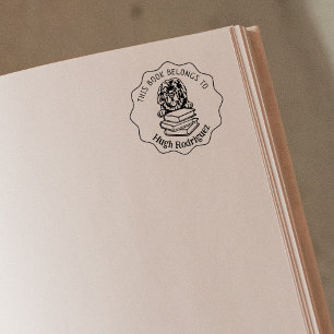 Carimbo De Borracha Livro de Cachorros da Terra Nova