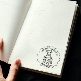 Carimbo De Borracha Livro de Cachorros de Branca