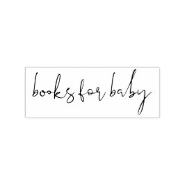 Carimbo De Borracha Livros de Letras de Script de Assinatura para bebê