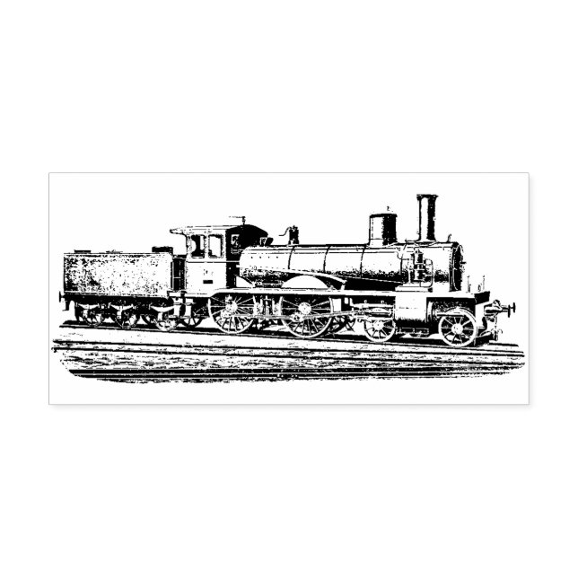 Carimbo De Borracha Locomotiva antiga (Impressão)