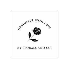 Carimbo De Borracha Logotipo comercial compre de flores feito à mão co
