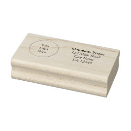 Carimbo De Borracha Logotipo comercial | Modern Company Modelo