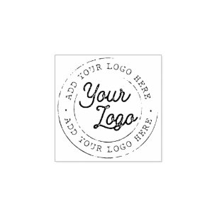 Carimbo De Borracha Logotipo comercial personalizado