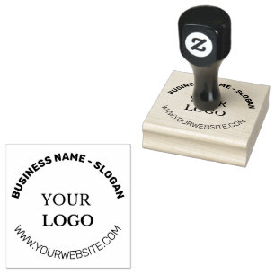 Carimbo De Borracha Logotipo comercial personalizado