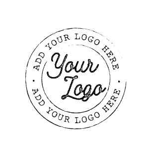 Carimbo De Borracha Logotipo comercial personalizado