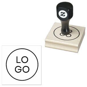 Carimbo De Borracha Logotipo comercial personalizado
