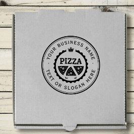 Carimbo De Borracha Logotipo comercial personalizado PIZZA Grande