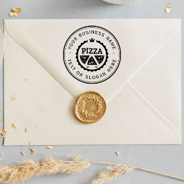 Carimbo De Borracha Logotipo comercial personalizado PIZZA Grande