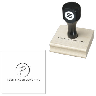 Carimbo De Borracha Logotipo da assinatura de treinamento de Russ Yeag