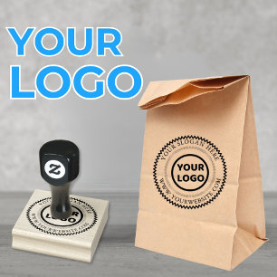 Carimbo De Borracha Logotipo da sua empresa