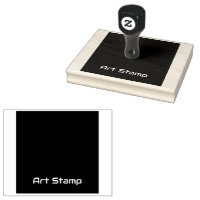 Logotipo de borda quadrado personalizado com carim