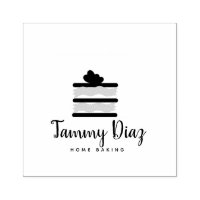 Logotipo de Cupcake de Bolo Camada de Padeiro