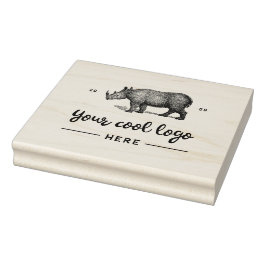 Carimbo De Borracha Logotipo de Negócio Personalizado Crie Sua Própria