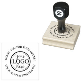 Carimbo De Borracha Logotipo de Site de Empresa Moderna Minimalista Ob