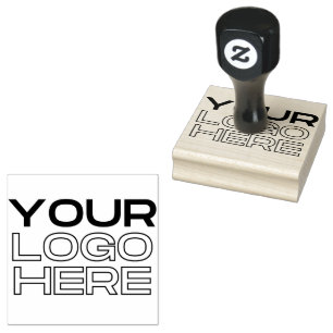 Carimbo De Borracha Logotipo Empresarial Personalizado