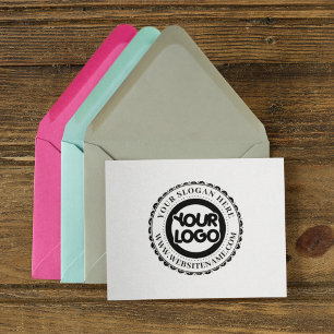 Carimbo De Borracha Logotipo Personalizado de Empresa Grande